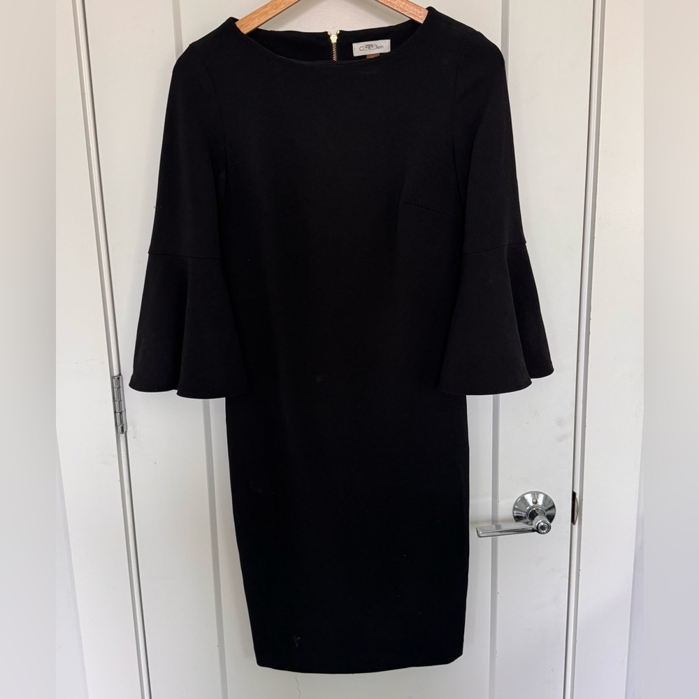 Calvin Klein Black Long Sleeve Dress